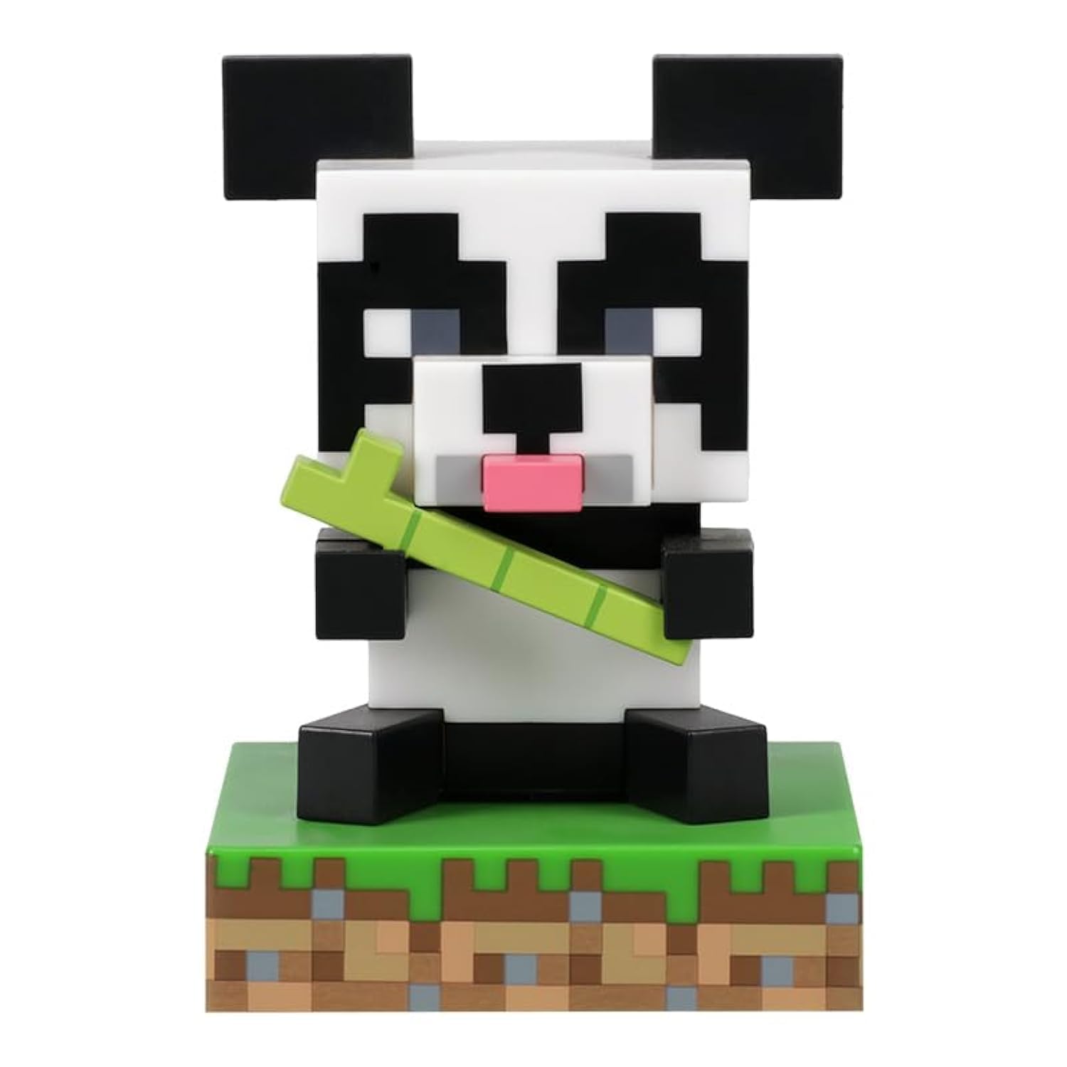 Minecraft Officially Licensed Panda Free Standing Desk Light, Gaming Room Decor and Merchandise for Boys and Girls, Nightlight Gift Accessory for Playroom and Bedroom