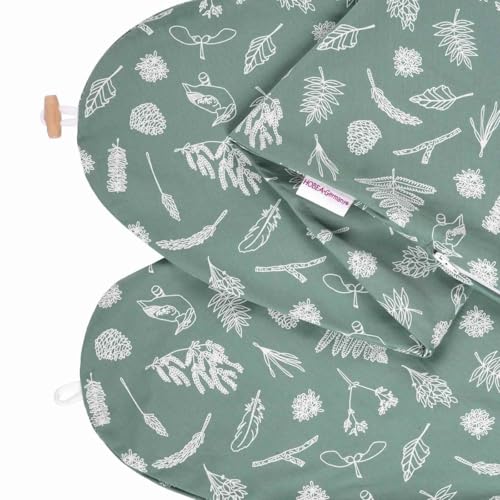 HOBEA-Germany Funda de Almohada de Lactancia para Cojines de Lactancia 190cm diseños (Bosque)