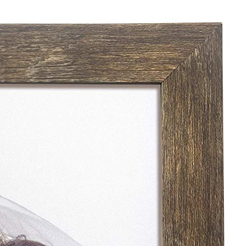 Ckcy 16X20 Frame, Picture Frames 16 X 20, Large Rustic Distressed Photo Frame 16 X 20 Set Vintage Gallery Poster Frames 16 By 20, Wall Hanging Ready, 2 Pack #TOP2