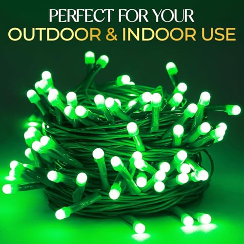 Image of Lexton 40 LED Power Pixel Serial String /Fairy Light | Plug Sourced | Suitable for Home & Outdoor Decoration, Diwali, Christmas, Ramadan, Wedding, Party, Festival (Pack of 20, Green)