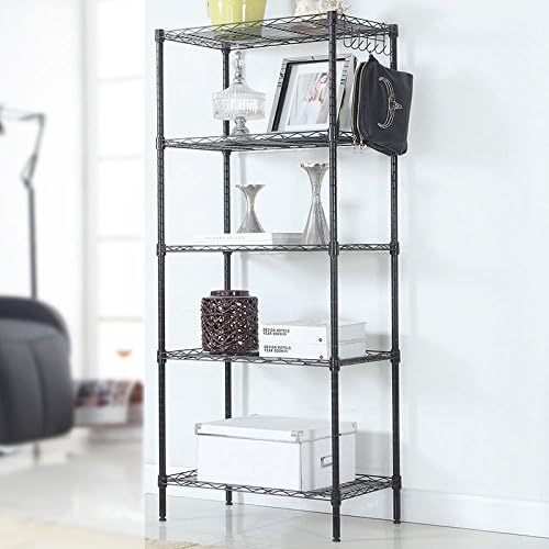 COLIBROX 60"x22"x12" Heavy Duty 5 Layer Wire Shelving Rack Adjustable Shelf Storage