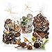 Produktbild com-four® 3X Weihnachtsdekoration im Beutel mit Zapfen und Zweigen - Streudeko weihnachtlich - Bastel Set - Tischdeko - Adventskranz - Weihnachtsschmuck (3X Beutel: Zapfen braun/weiß. Zweige)