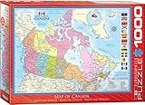 EuroGraphics Map of Canada Puzzle (1000 Piece)