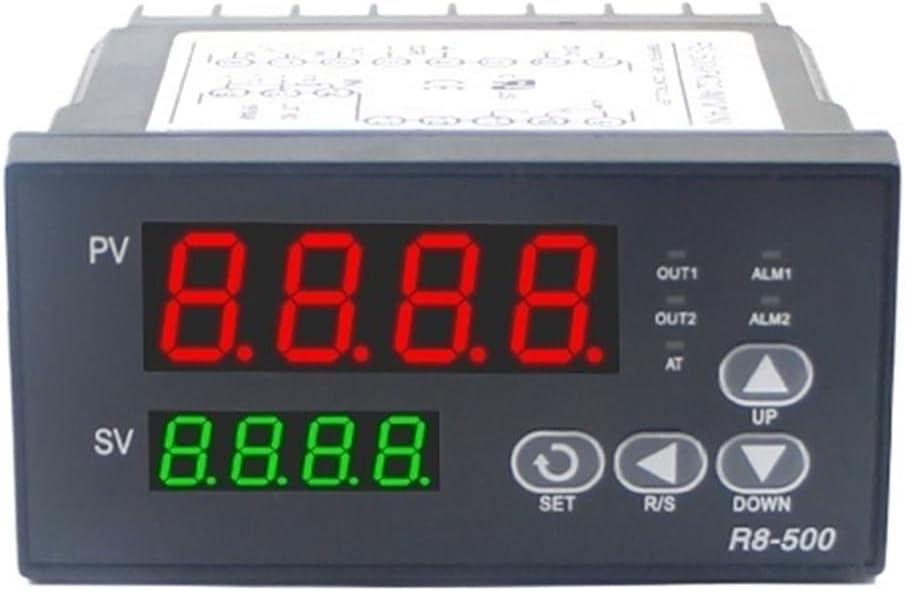 96 * 48 * 80mm Multy Input K E PT100 0-10V 4-20mA Output SSR Relay 110-220V 24V 380V Thermostat 2 Alarms PID Temperature Controller(1ALM,96x48mm 380V)