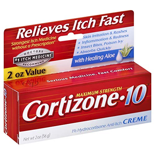 Cortizone-10 Max Strength Cortizone-10 Creme, 2 Ounce (Pack of 4)
