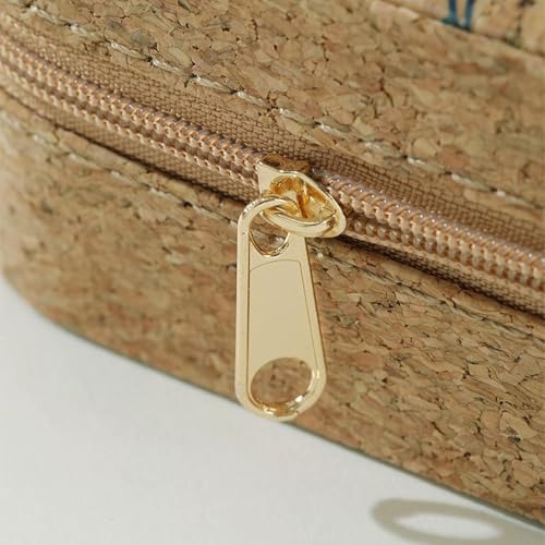 Image of Travel Jewellery Box | Retro Storage Box Portable Jewelry Box | Fabric Jewelry Organizer Creative Travel Accessories for Rings and Jewelry (Small Size)