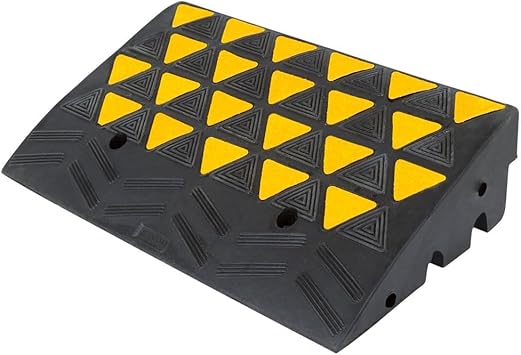 Curb Ramp, Rubber, for Driveway, Heavy Duty, up to 6" H, 60,000 lb, Guardian