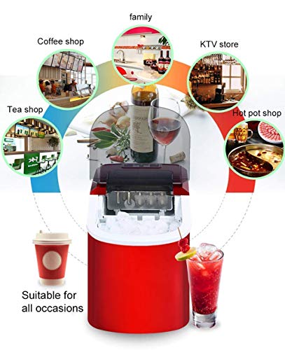 Fabricadora de hielo eléctrica portátil Mini 15 kg/24h miniatura 3