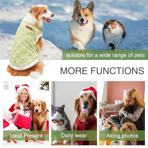 Suéteres para cães, moletom quente para cães, colete quente de inverno para gatos, roupas para clima