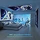 Beamer丨[Elektrischer Fokus丨Auto Keystone] 4K Full HD 1080P Unterstützt,WiFi 6 und Bluetooth丨Mini beamer, 300 Zoll, 360-Grad-Drehbar Beamer, Ideal für Heimkino丨Outdoor Projektor Kompatibel mit Handy,PC
