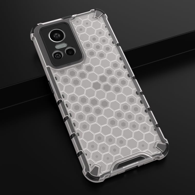 Image of Plastic Bumper Back Case Cover for Realme GT Neo 3 (Transparent)