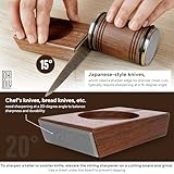 Pro Edition Okniv Rolling Knife Sharpener UK – Durable Knife Sharpening System – for All Blade Types – Diamond & Ceramic Honing Discs – Easy to Use at Home or Professionally - Image 5