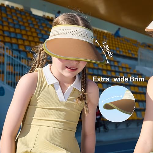 Baby Sun Hat UPF 50+ UV Protection, Stretchy Lightweight Visor Cap for Toddlers - Tennis Style Unisex Sunshade2