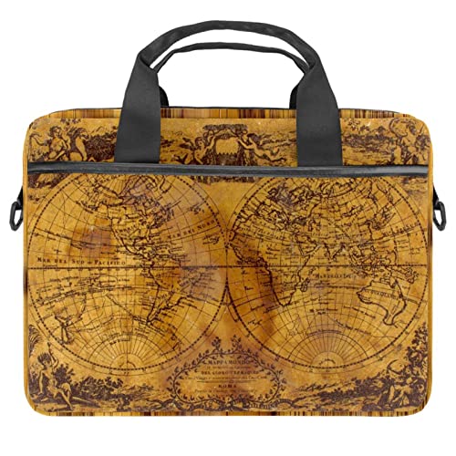 Funda para portátil de 14.5 pulgadas maletín crossbody y protector de tableta vintage