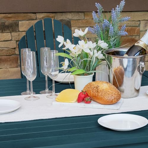 Image of Highwood 5 Piece Hamilton Square Counter Height Dining Set, Nantucket Blue