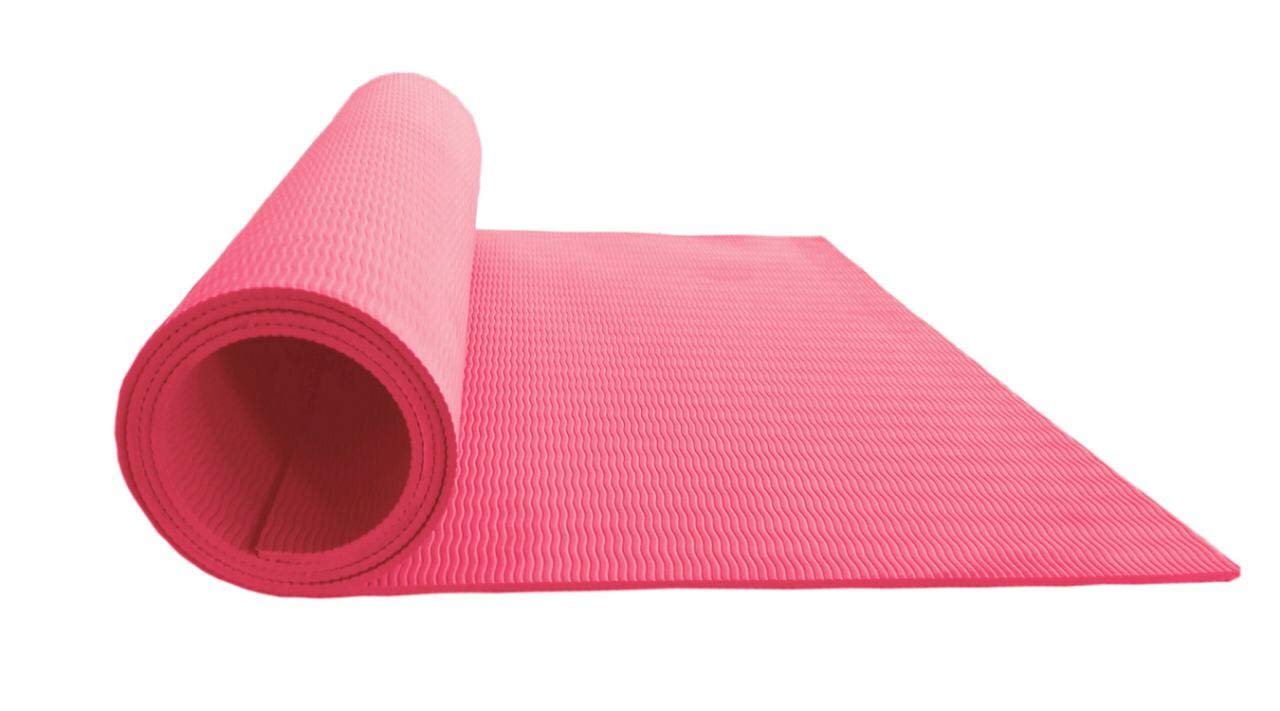 Bhuvan Handloom Furnishing Yoga Mat High Density, Anti-Slip Yoga mat for Gym Workout and Flooring Exercise Long Size. 4 mm Yoga Mat for Men & Women Fitness, Multicolor (Hot Pink) (B08FXR9CNR) Amazon Price History, Amazon Price Tracker