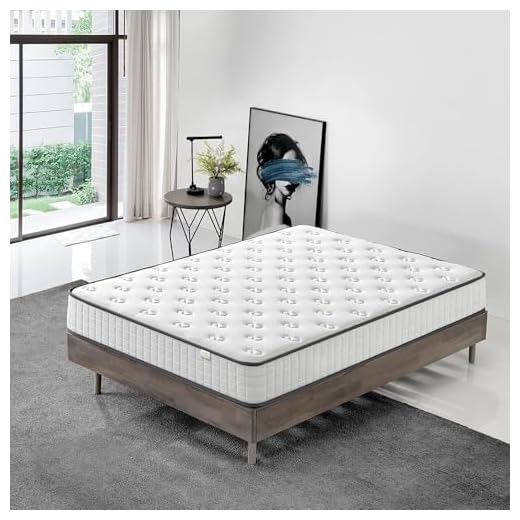 DEWINNER Matelas 140x190 | Mousse 22 cm et Mousse A Mémoire Matelas | Parfait Soutien Haute Resilience Ultra Respirante | Matelas réversible à Deux Faces entièrement utilisables (140_x_190_cm, 22)