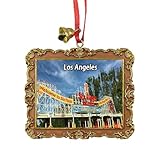 Six Flags Magic Mountain Los Angeles America Travel Souvenir Xmas Tree Ornament Hanging Pendant Home Christmas Party Decoration