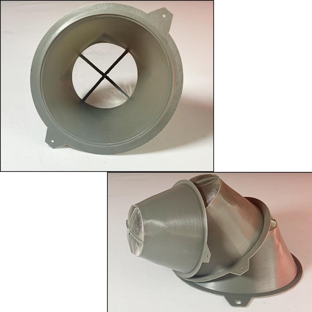 SagaSave 6Pcs 100 Mesh Paint Strainer Plastic Filter Funnel Grid Cone Paint Filter for Coating Auxiliary Material, Home DIY, Professional Coating Projects (Grey, 100 * 55mm/3.9 * 2.1in)