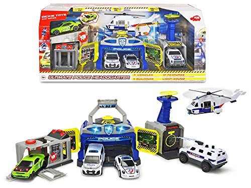 DICKIE 3719011 - Spielcenter mit Fahrzeugen, Mehrfarbig – Bild 3