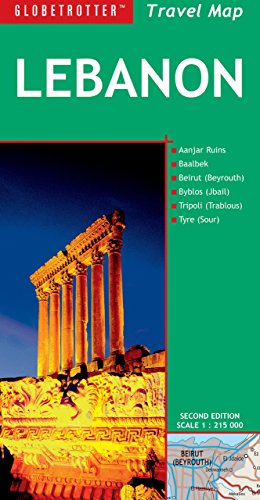 Lebanon Travel Map (Globetrotter Travel Map)