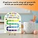 Potty Training Wooden Reward Chart, Behavior Reward Charts, Routine Calendar, Incentive Responsibility Chart for Boys Girls Kids Toddlers Good Habits, 08