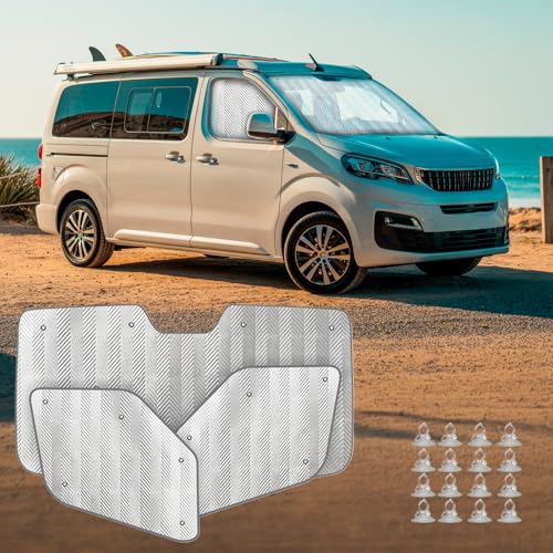 Tapis de protection UV Peugeot Expert pour camping et nuit en van aménagé