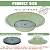 HOUYANG Solar Fountain Bird Bath, Metal Bird Bath Bubbler, Outdoor Bird Bath Bowl, for Outdoors Garden Patio Decor.