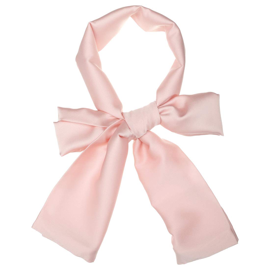 Allegra KSkinny Silky Solid Color Long Scarves Waistband Neck Wraps for Women