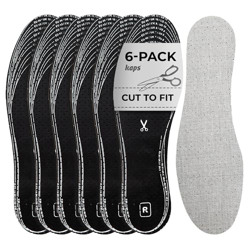6 Pair Kaps Odour Stop Insoles