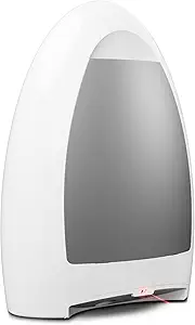 EyeVac Home Touchless Vacuum, Dual High Efficiency Filtration, Corded, Bagless, Automatic Sensors, 1000 Watt (Designer White)