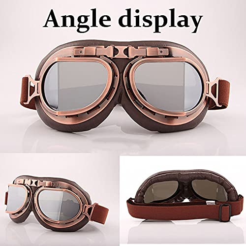 Powerful Motorcycle Goggles, Aviator Goggles Vintage Steampunk Half Helmet Motorcycle Cruiser Scooter Goggle steampunk buy now online Powerful Motorcycle Goggles, Aviator Goggles Vintage Steampunk Half Helmet Motorcycle Cruiser Scooter Goggle steampunk buy now online