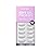 BTArtbox White Press On Nails Short - Soft Gel Press on Nails Almond, White Glue on Nails with Nail Glue, Reusable Stick on Nails in 16 Sizes, Cream Puff