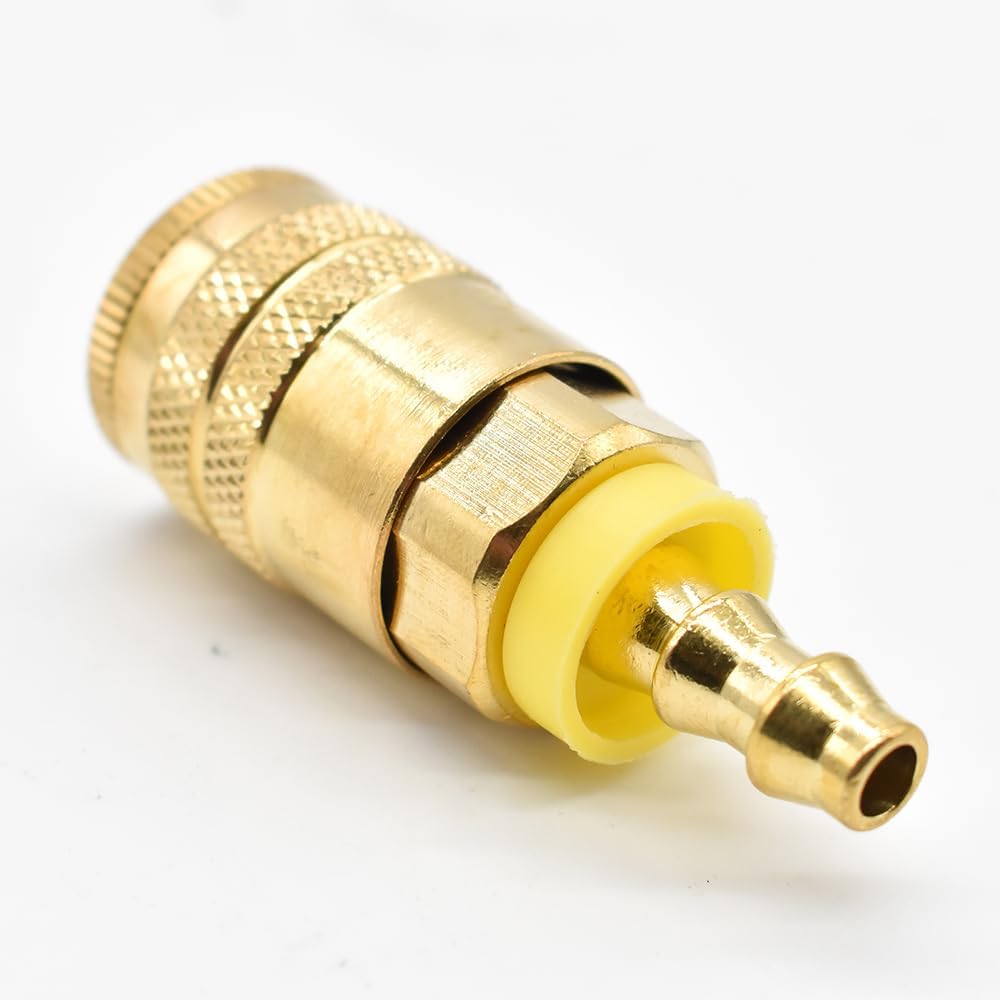 Interstate Pneumatics CH445B 1/4 Inch Industrial Brass Coupler x 1/4 Inch Easy-Lock