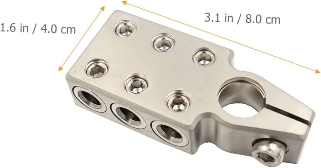 Heavy Duty Car Battery Terminal Connectors for Tapered Sae Posts Awg Battery Clamps for Trucks Rvs Motorcycles and Forklifts