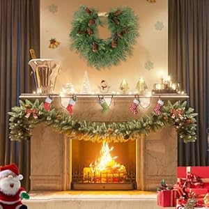 Christmas Wreath Decoration, 22'' Artificial Pine Christmas Wreaths for Front Door with Pine Cones Cedar Wreath for Home Winter Thanksgiving Xmas Outdoor Indoor Mantel Wall Window Party Holiday Decor Christmas Wreath Decoration 22 Artificial Pine Christmas Wreaths for Front Door with Pine Cones Cedar Wreath for Home Winter Thanksgiving Xmas Outdoor Indoor Mantel Wall Window Party Holiday Decor