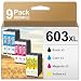 Produktbild KEENKLE 603XL Druckerpatronen Ersatz für Epson 603 603 XL Druckerpatronen für Epson Expression Home XP-3100 XP-4100 XP-2100 XP-2105 XP-3105 XP-4105 Workforce WF-2830 WF-2810 WF-2835 WF-2850(9-Pack)