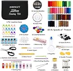 INSCRAFT Sewing Kit, 200 Premium Sewing Supplies, 41 XL Thread Spools, Suitable for Traveller, Adults, Kids, Beginner, Emergency, DIY and Home by Inscraft