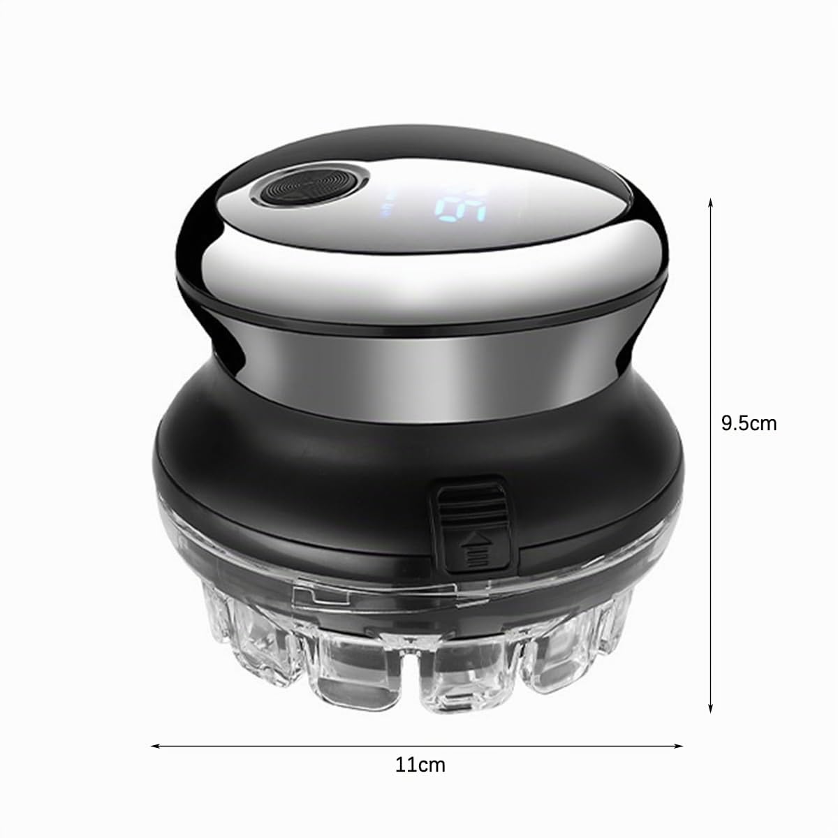 Head Shaver Rasoio Elettrico Rotante Rasoi a Testa Calva per Uomo Tagliacapelli Elettrico USB
