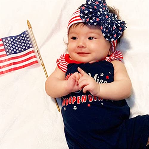 Infant baby 4th of July Headbands Flag Day Headband Bowknot Baby Headband for baby.(F95-Type B)3