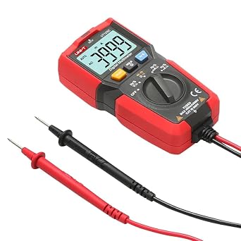 UNI-T Uni-Trend Multimeter clamp Meter UT125C Mini Pocket Digital Multimeter Temperature Tester Resistor Capacitor Frequency Diode NCV Test Low Voltage DisplayUT125C