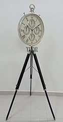 Vintage Industrial Tripod Floor Clock Vintage Industrial Tripod Floor Clock product image