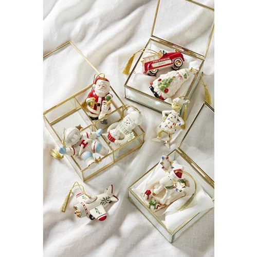 Lenox 894434 Holiday Accent Airplane Ornament, Christmas