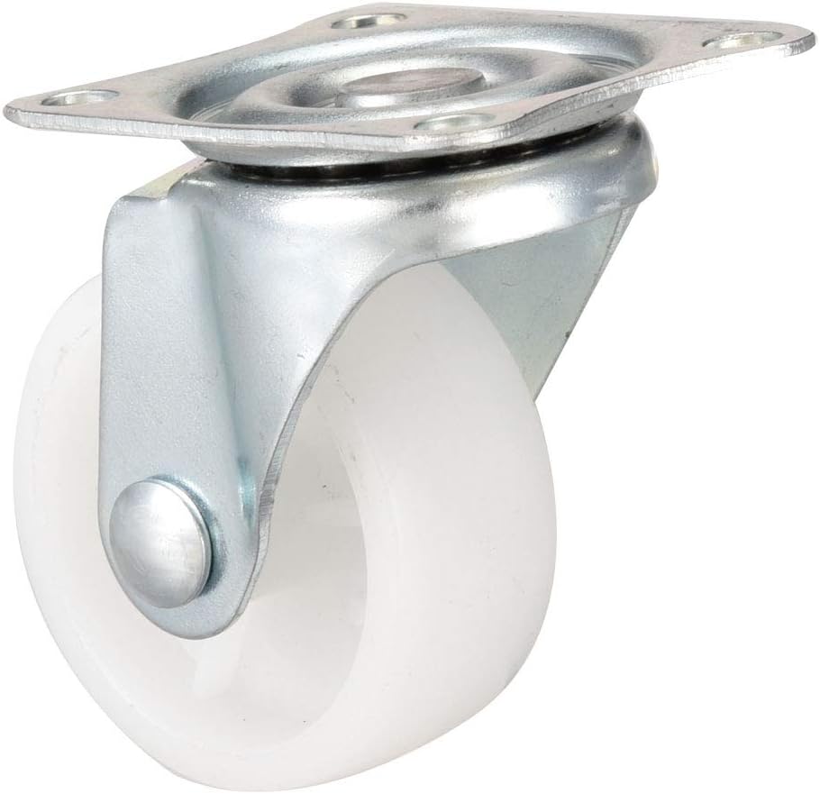 Exсluѕіvе Dіѕсоunt 60% Prісе uxcell Swivel Caster Wheels 2 Polypropylene with 360 Degree Top Plate 44LBS Capacity for Furniture Carts Workbench, White, Pack of 4