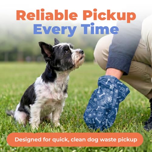 Image of Best Pet Supplies Dog Poop Bags for Waste Refuse Cleanup, Doggy Roll Replacements for Outdoor Puppy Walking and Travel, Leak Proof and Tear Resistant, Thick Plastic - Royal Blue, 150 Bags