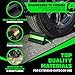 Rhino USA Heavy Duty Rubber Wheel Chocks for Trucks, Trailers, Tires, RVs & Air Planes - Durable, Non-Slip Chocks for Maximum Safety