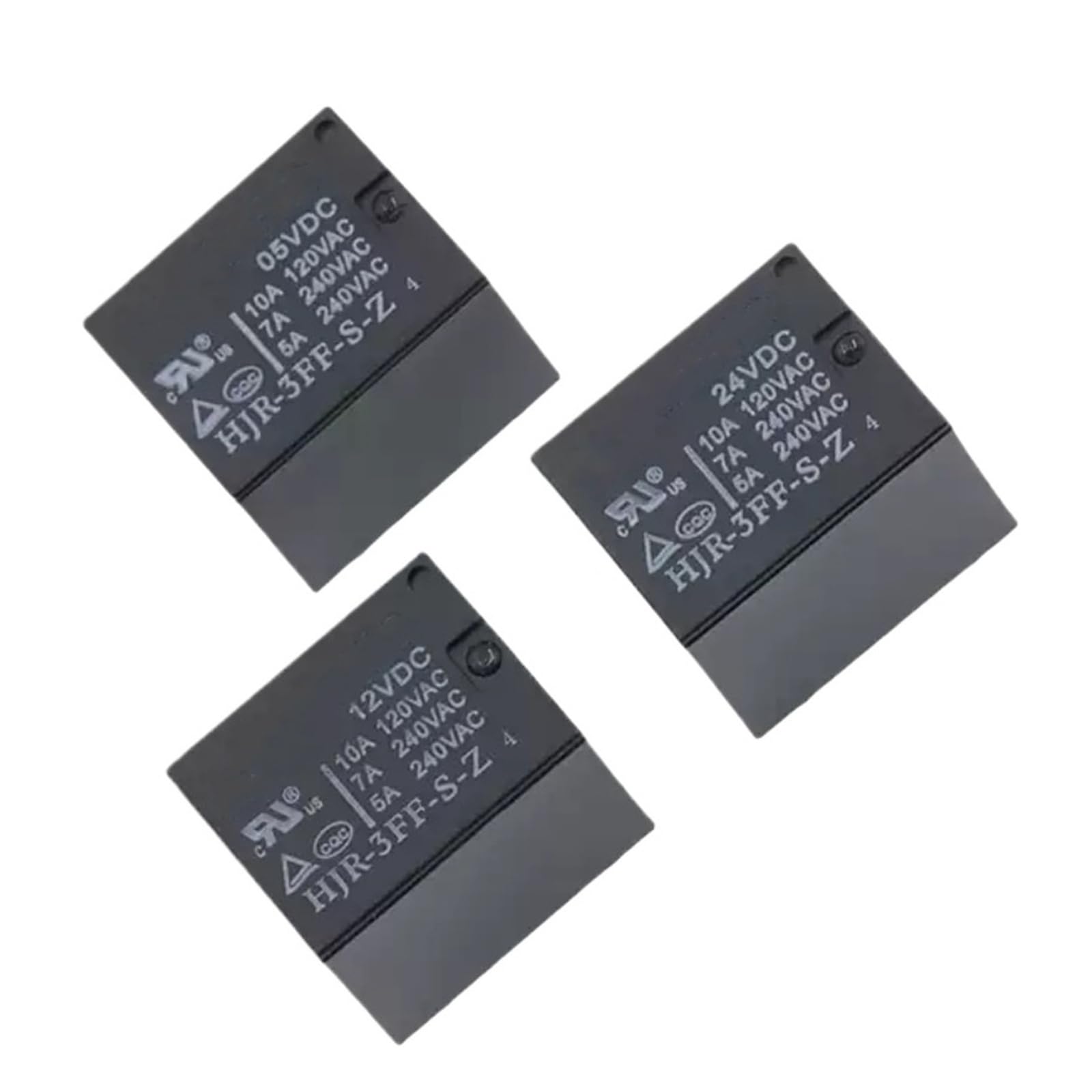 Relais de puissance HJR-3FF-SH 12V 4 broches résout les pannes de surtension 10A