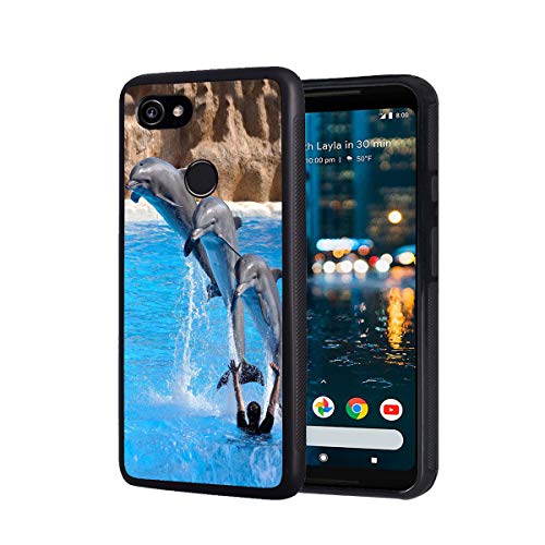 Google Pixel Case, Jumping Dolphin Design Slim Anti-Scratch Shockproof Rubber Protective Cover for Google Pixel (2016)