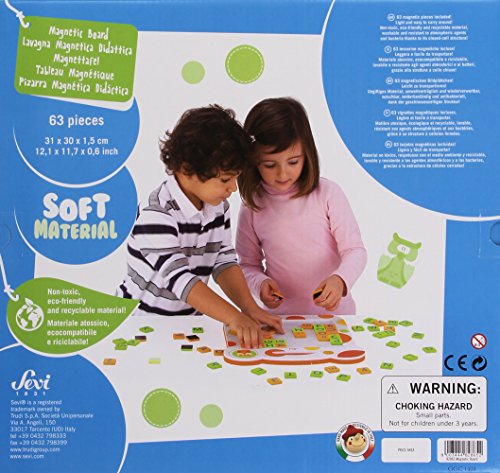 Sevi - Pizarra magnética didáctica, Juego Educativo (Trudi 82865)