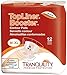Tranquility 3096 TopLiner Booster Contour Pad Large Diaper 120/Case by Tranquility